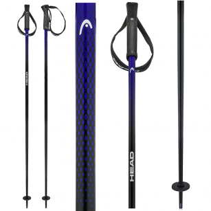 Палки горнолыжные Head FRONTSIDE black blue - 110 см