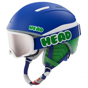 Шлем + маска Head MOJO SET blue/green - размер XS/S (52-56 cм)