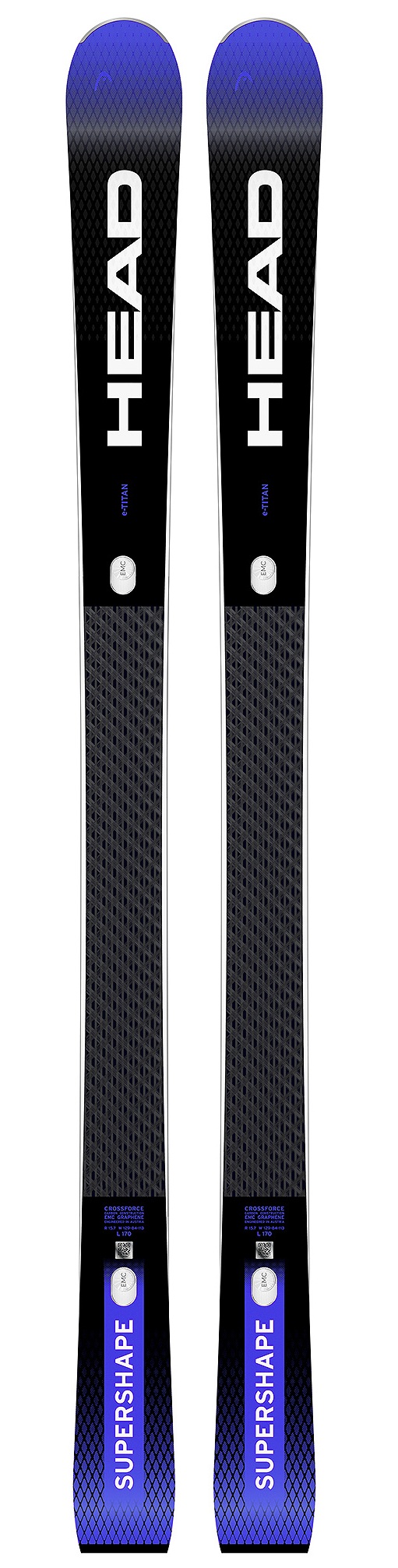 Горные лыжи Head SUPERSHAPE e-Titan SW BB-PR bk/nbl - 156 см