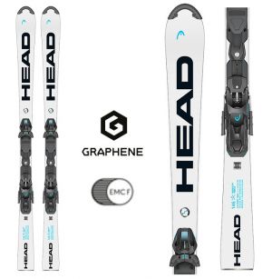 Горные лыжи Head WCR e.SL REBEL Team SW RP WCR T wh/bk - 139 см