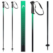 Палки горнолыжные Head FRONTSIDE black green - 130 см