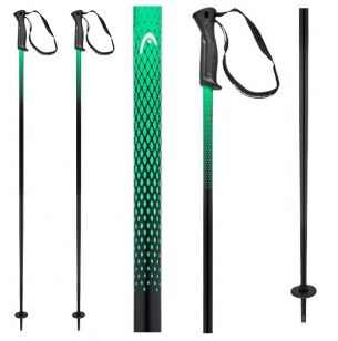 Палки горнолыжные Head FRONTSIDE black green - 125 см