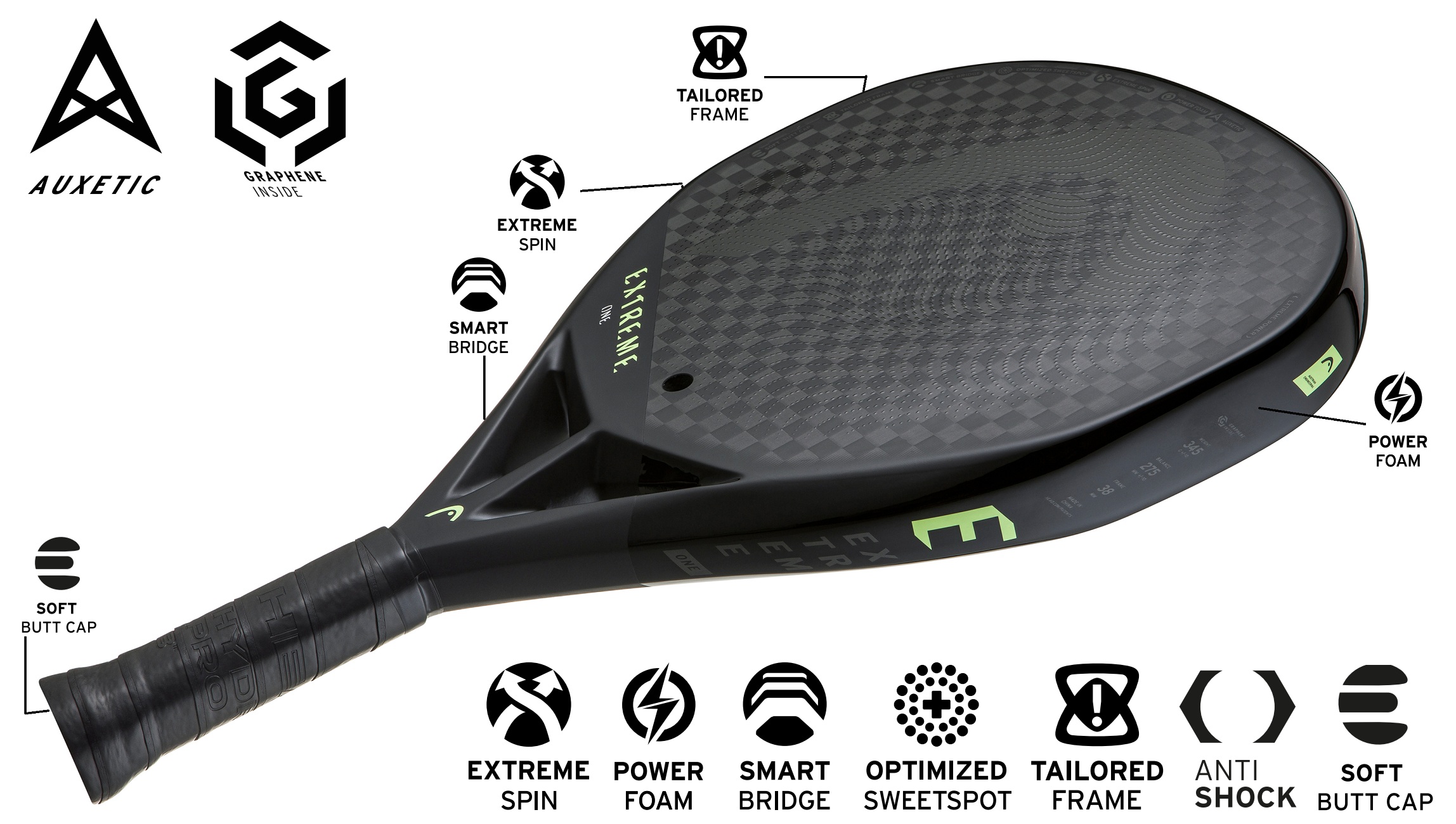 Ракетка для падел Head EXTREME ONE 2023