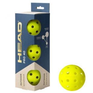 Мяч HEAD PRO 40 Pickleballs - упаковка 3 мяча