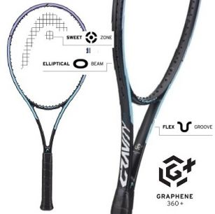 Ракетка теннисная Head GRAVITY LITE 2021 (ручка U3) без струн