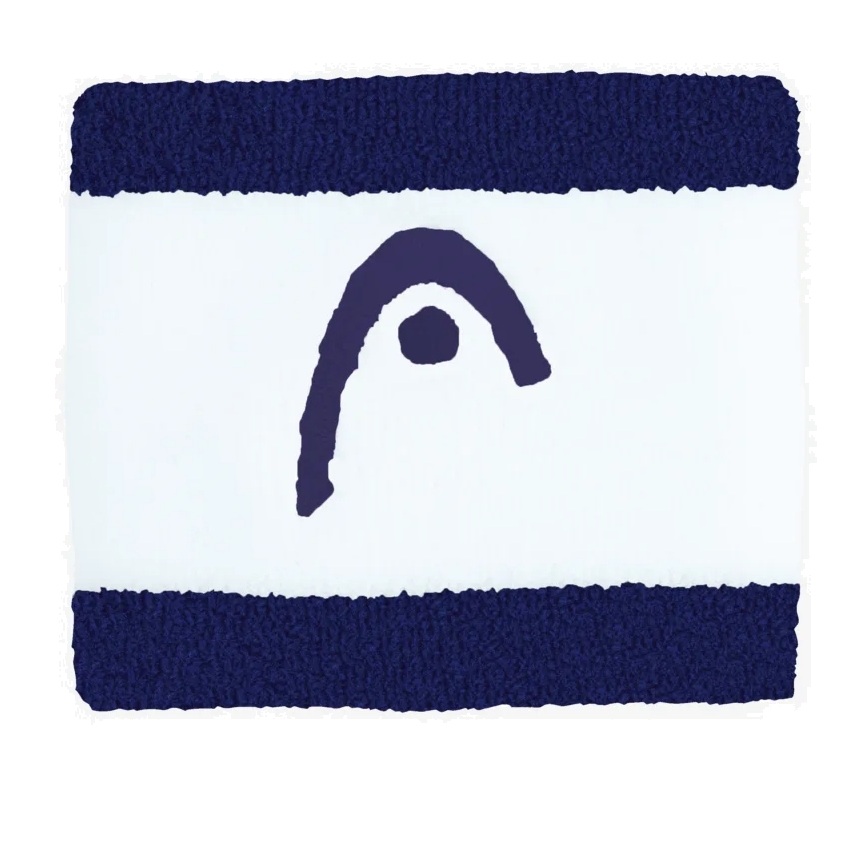 Напульсник HEAD Wristband striped 2,5' NVWH (синий/белый) - 1 шт.