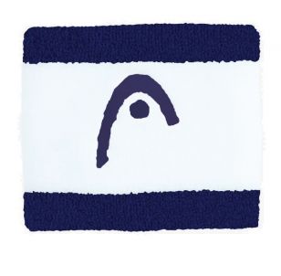 Напульсник HEAD Wristband striped 2,5' NVWH (синий/белый) - 1 шт.