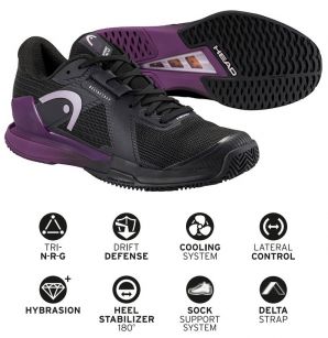 Теннисная обувь Head SPRINT PRO 4.0 Women BKPL - 26 см (Eur. 40.5)