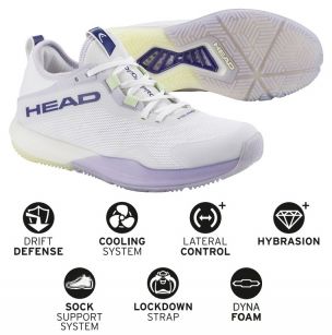 Обувь Head MOTION PRO Padel Women WHLA - 24 см (Eur. 38)