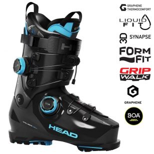 Горнолыжные ботинки Head KALIBER 130 MV GW BOA2 black-speedblue - 27.5 см (Eur. 42.5)