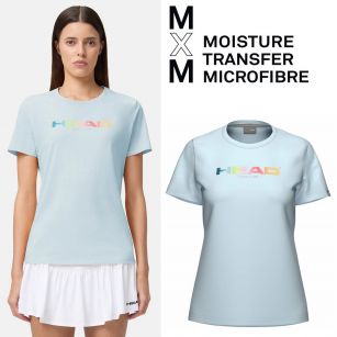Head RAINBOW T-Shirt Women LB - 36/38 (S)