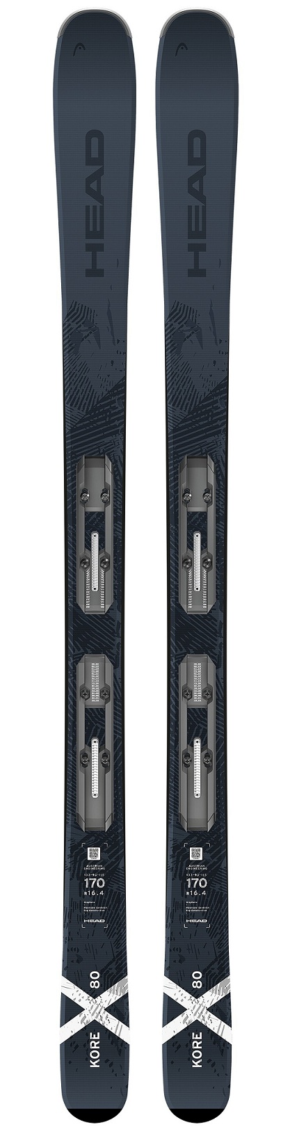 Горные лыжи Head KORE X 80 LYT-PR  bl/wh - 163 см