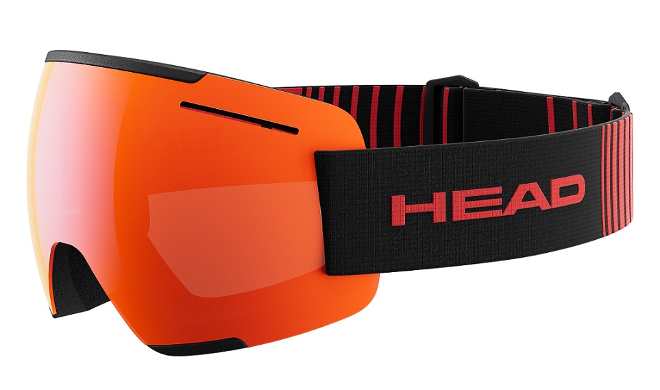 Маска Head F-LYT red black S2 (день) - размер M