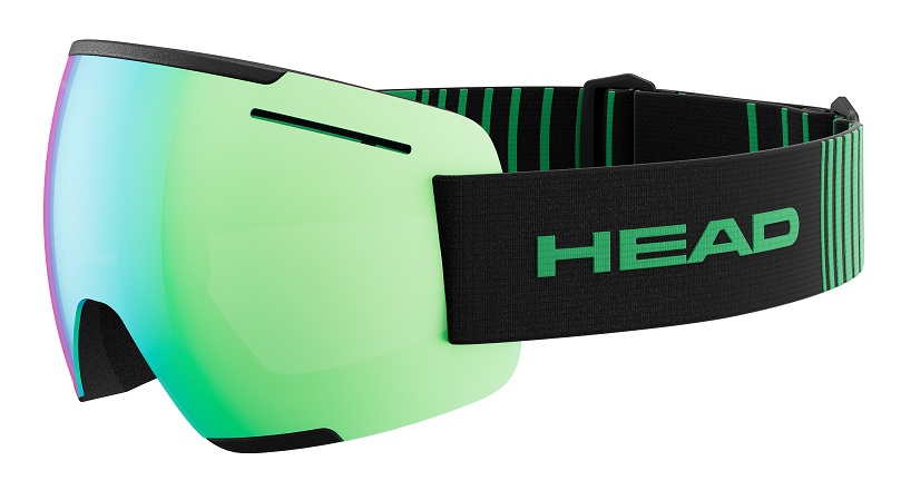 Маска Head F-LYT green/black S2 (день) - размер M