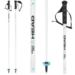 Палки горнолыжные Head WORLDCUP SL white - 125 см