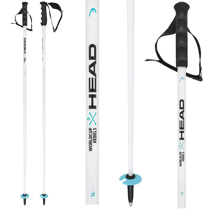 Палки горнолыжные Head WORLDCUP SL white - 140 см