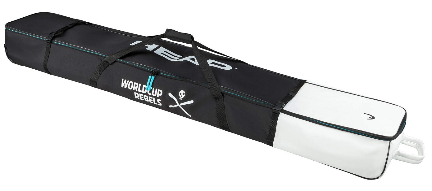 Чехол на колёсах для лыж Head REBELS DOUBLE Skibag (объем 105 L)