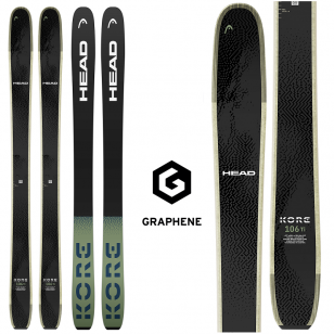 Горные лыжи Head KORE 106 Ti bk/ge – 184 см