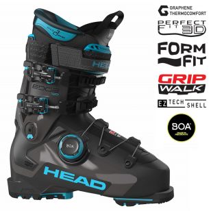 Горнолыжные ботинки Head EDGE 120 HV GW BOA аnthracite-speedblue - 31.5 см (Eur. 48,5 - 49)