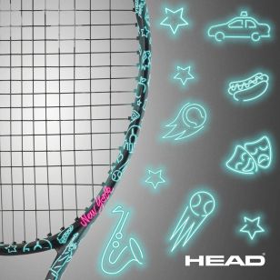 Ракетка теннисная Head BOOM MP Neon 2025 (ручка U2) без струн
