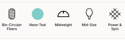 Ракетка теннисная Head BOOM MP Neon 2025 (ручка U2) без струн