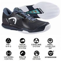 Теннисная обувь Head SPRINT PRO 4.0 Clay Men BBTE - 27.5 см (Eur. 42.5)