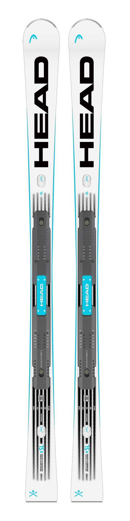 Горные лыжи Head WC Rebels e-SL RP EVO 14 wh/bk - 165 см