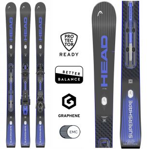 Горные лыжи Head SUPERSHAPE e-Titan SW BB-PR bk/bl - 170 см