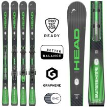Горные лыжи Head SUPERSHAPE e-Magnum SW BB-PR bk/ge - 163 см