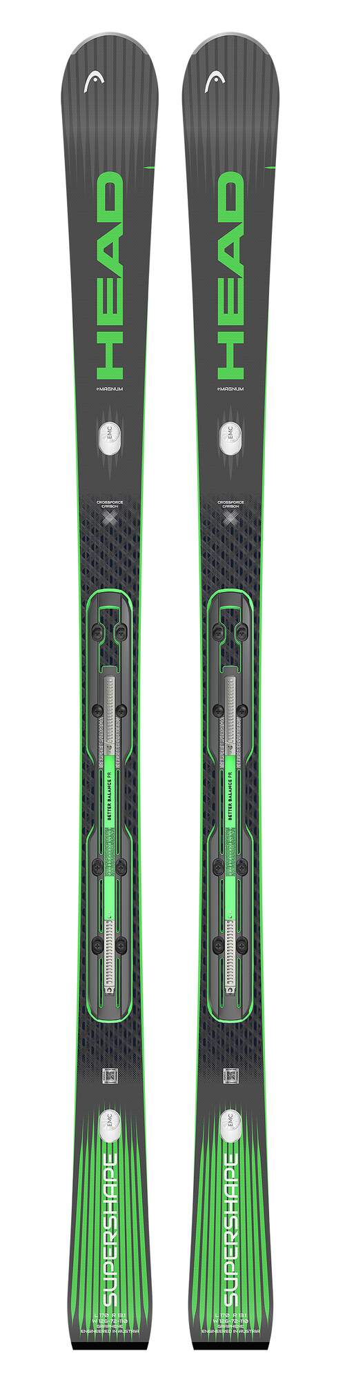 Горные лыжи Head SUPERSHAPE e-Magnum SW BB-PR bk/ge - 170 см