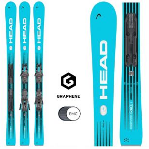 Горные лыжи Head WC е.RACE TEAM SW JRS bl/wh - 140 см