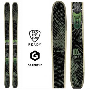 Горные лыжи Head KORE 106 Ti bk/ge – 184 см