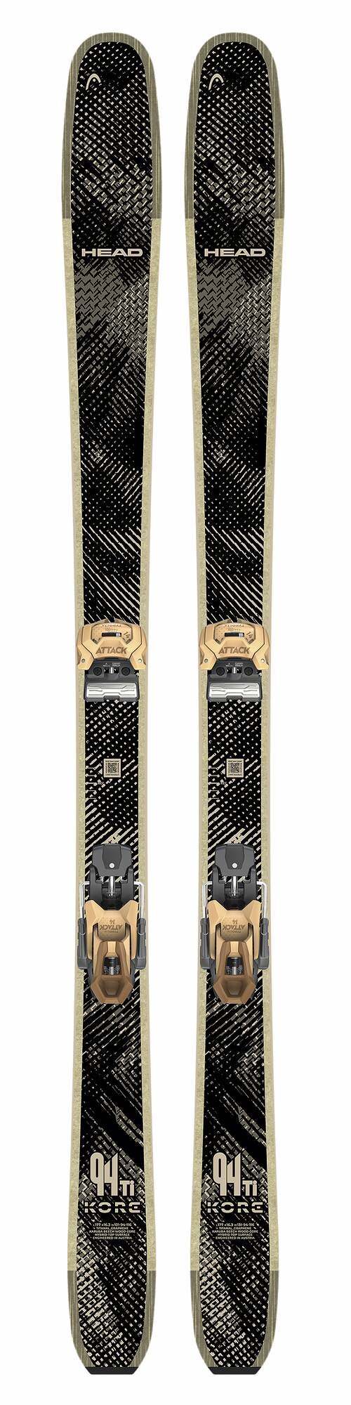 Горные лыжи Head KORE 94 Ti bk/bg – 163 см