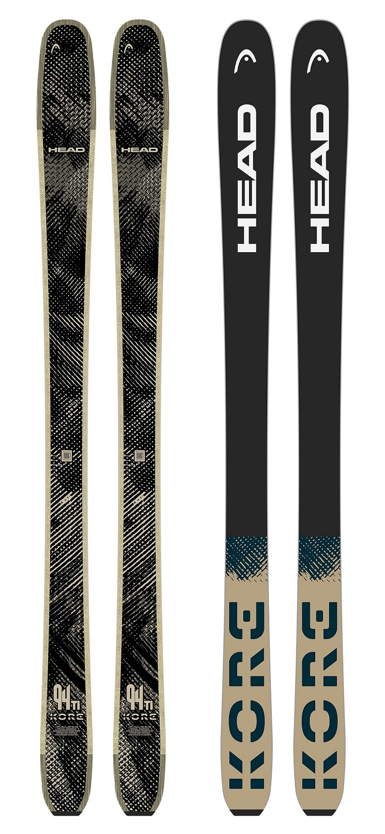 Горные лыжи Head KORE 94 Ti bk/bg – 163 см