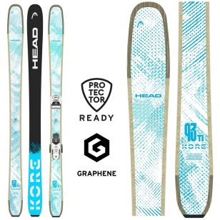 Горные лыжи Head KORE 93 Ti W wh/bl – 163 см