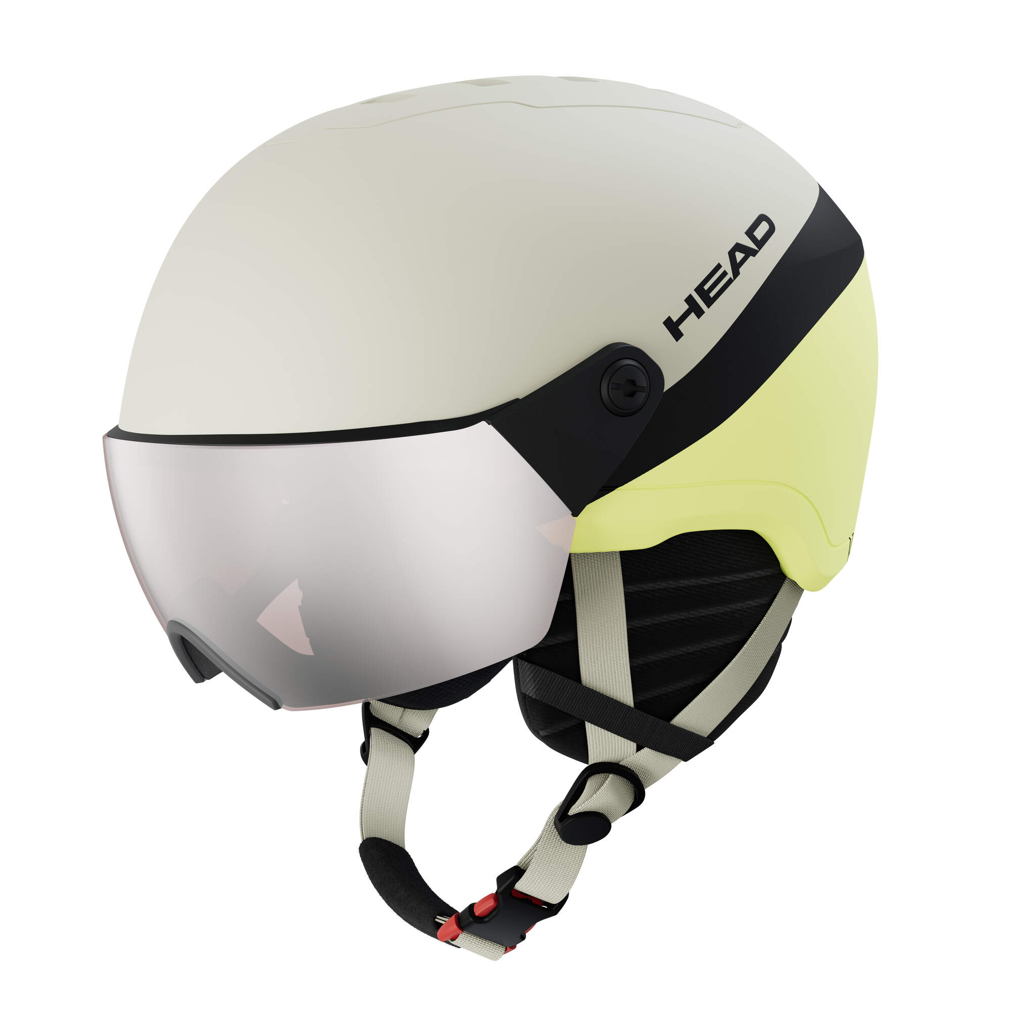 Шлем Head YUKI VISOR lime swirl - XS/S (52-55 cм)