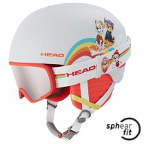 Шлем + Маска Head YUKI SET PAW sky - XS/S (52-55 cм)