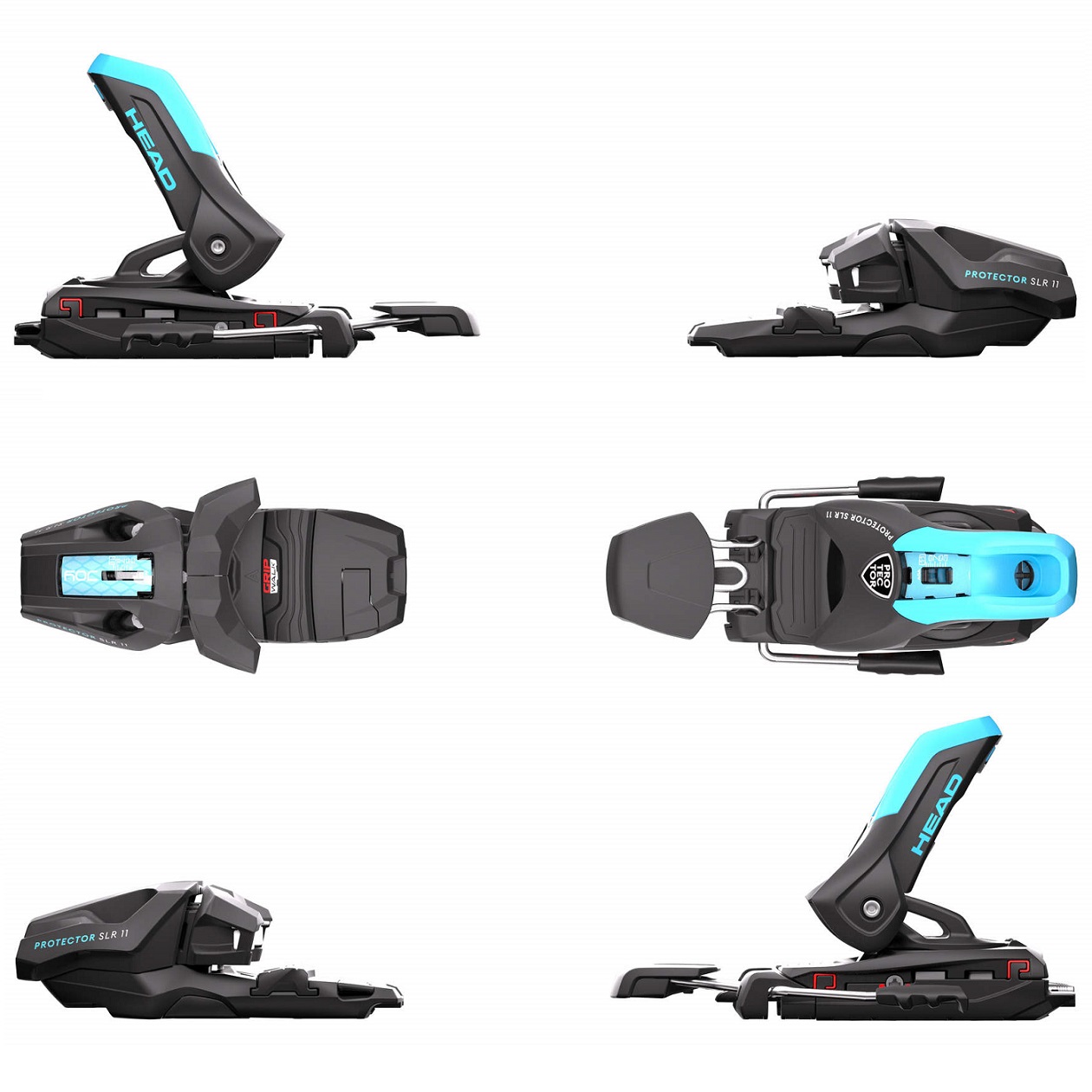 Крепления горнолыжные Head PROTECTOR SLR 11 GW [N-80] m.bk/sp.bl 
