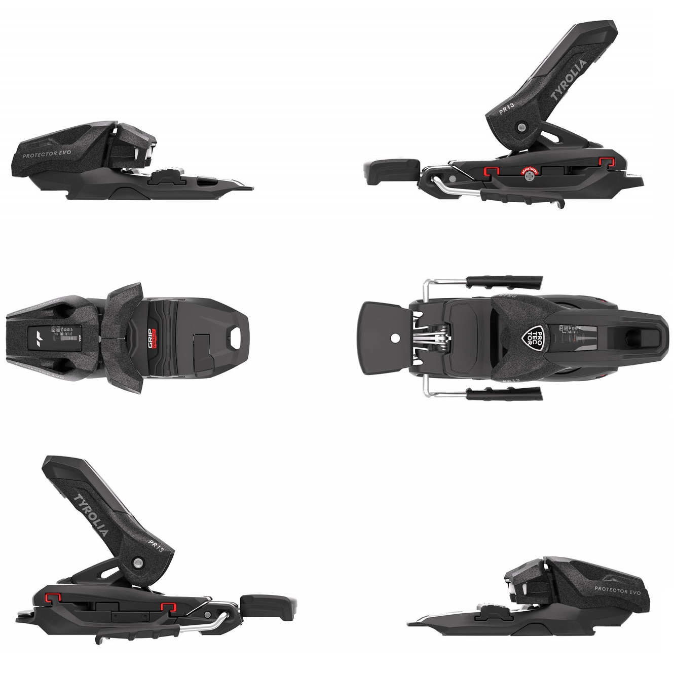 Крепления горнолыжные Head PROTECTOR EVO PR 13 GW [P-85] bk cry.