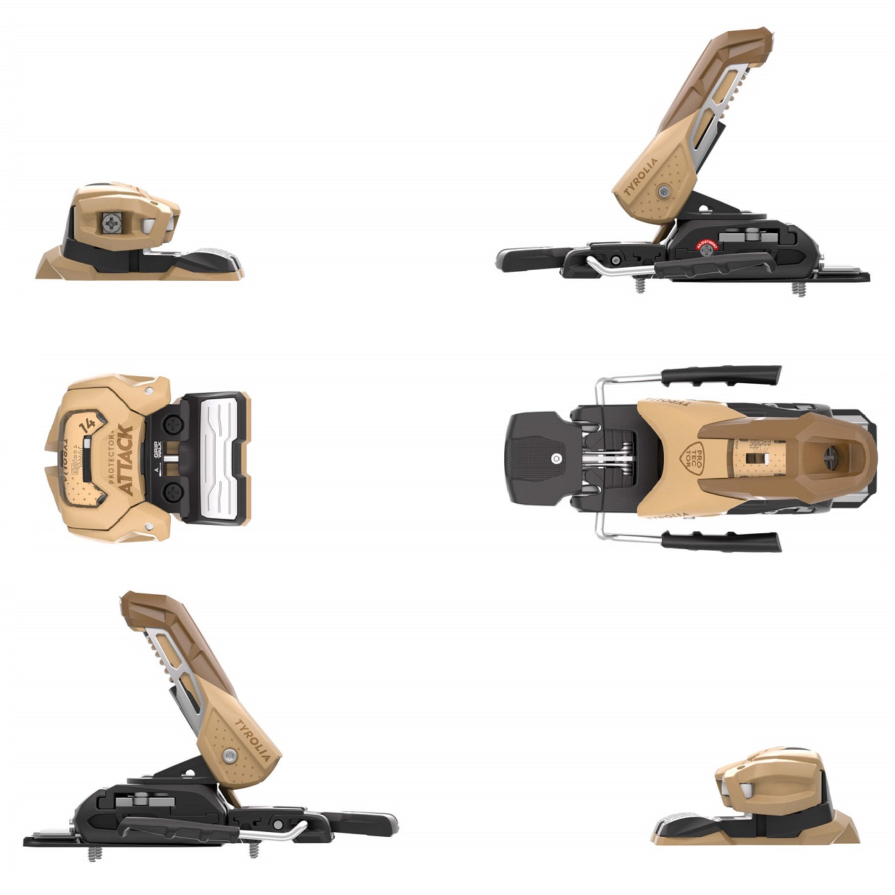 Крепления горнолыжные Head PROTECTOR+ ATTACK 14 GW [R-95] sn