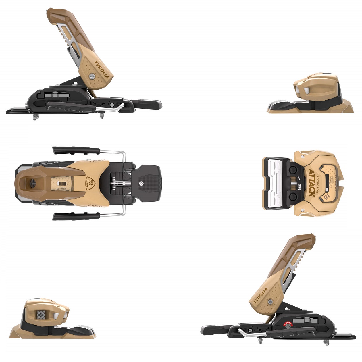 Крепления горнолыжные Head PROTECTOR+ ATTACK 16 GW [R-W/O] sn