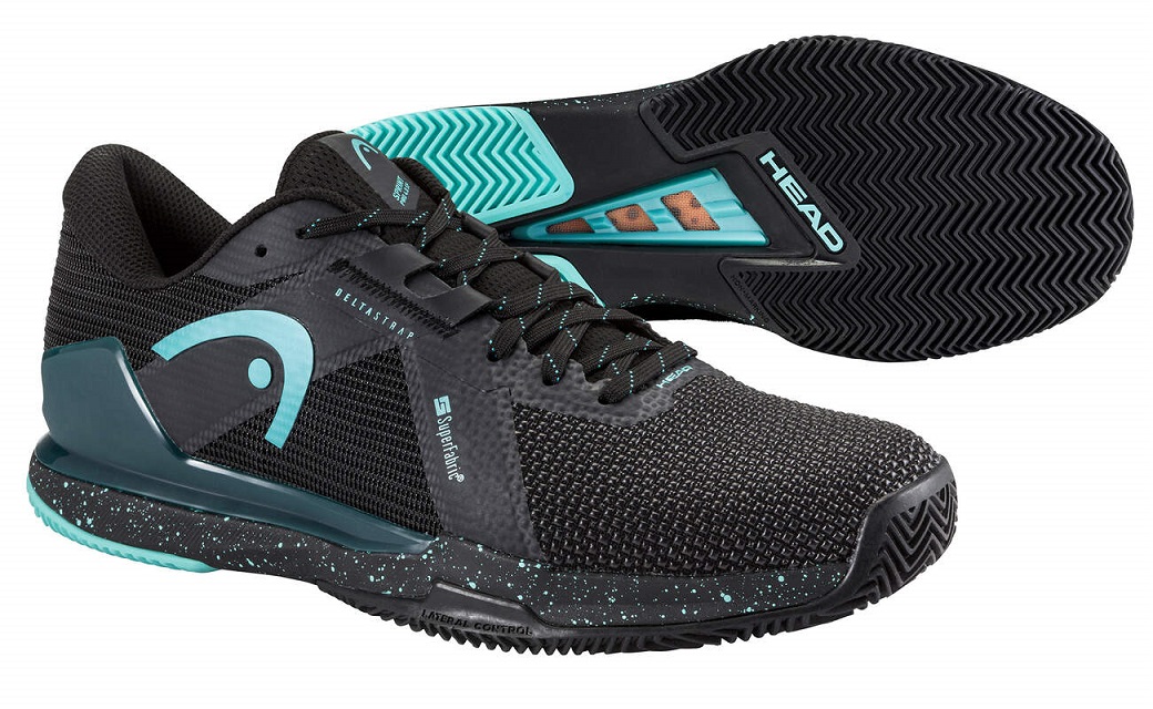 Теннисная обувь Head SPRINT PRO 4.0 SF Clay Men BKTE - 27.5 см (Eur. 42.5)