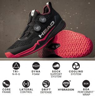 HEAD ENDURE Pro BOA Men BKRD - 32 см (Eur. 48.5)