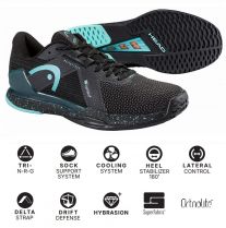 Теннисная обувь Head SPRINT PRO 4.0 SF Men BKTE - 30.5 см (Eur. 46.5)