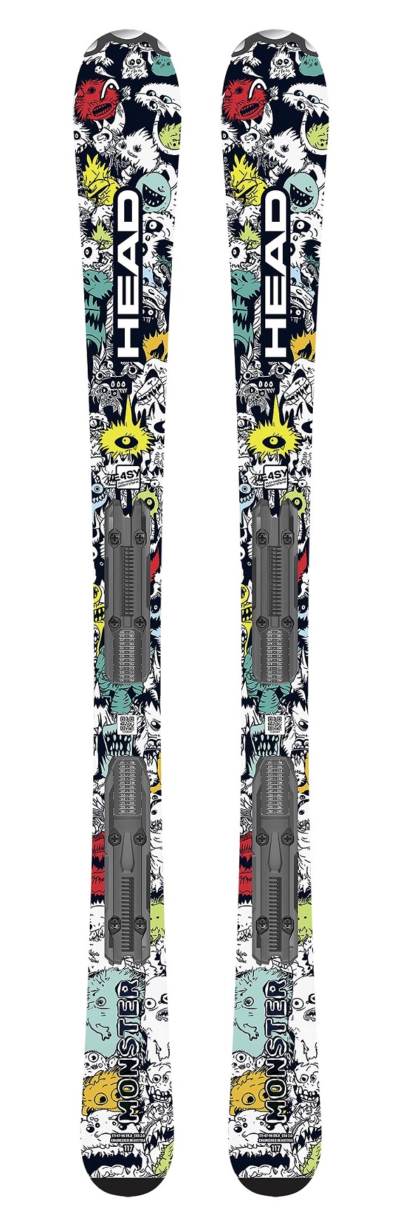 Горные лыжи Head MONSTER Easy JRS wh/bk - 117 см