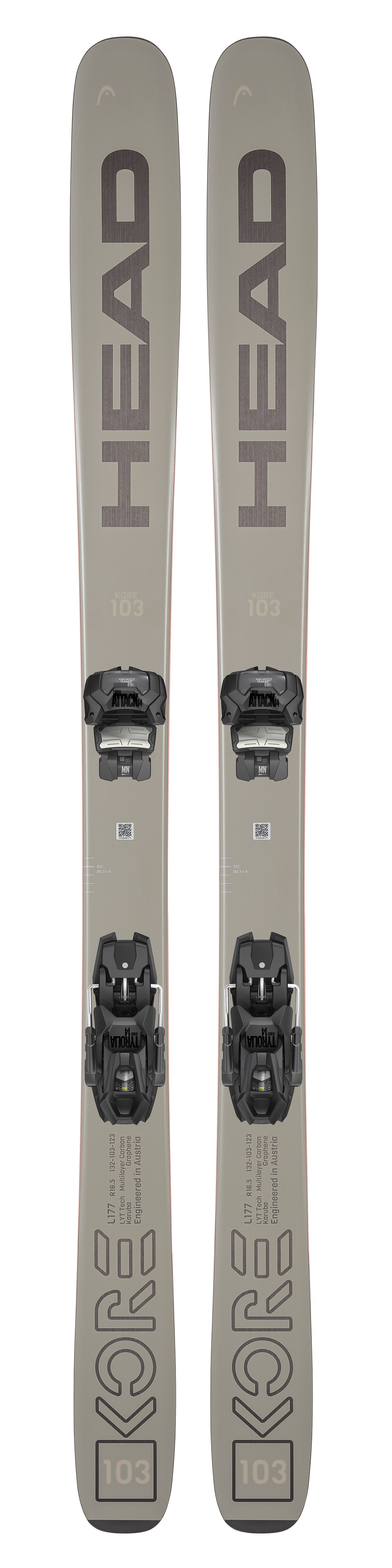 Горные лыжи HEAD Kore 103 W bg/anth - 177 cм