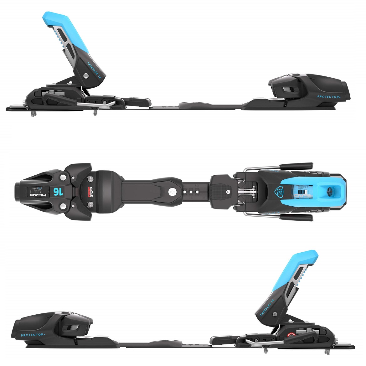 Крепления горнолыжные Head PROTECTOR+ FF ST 16 GW [R-85] m.bk/sp.bl