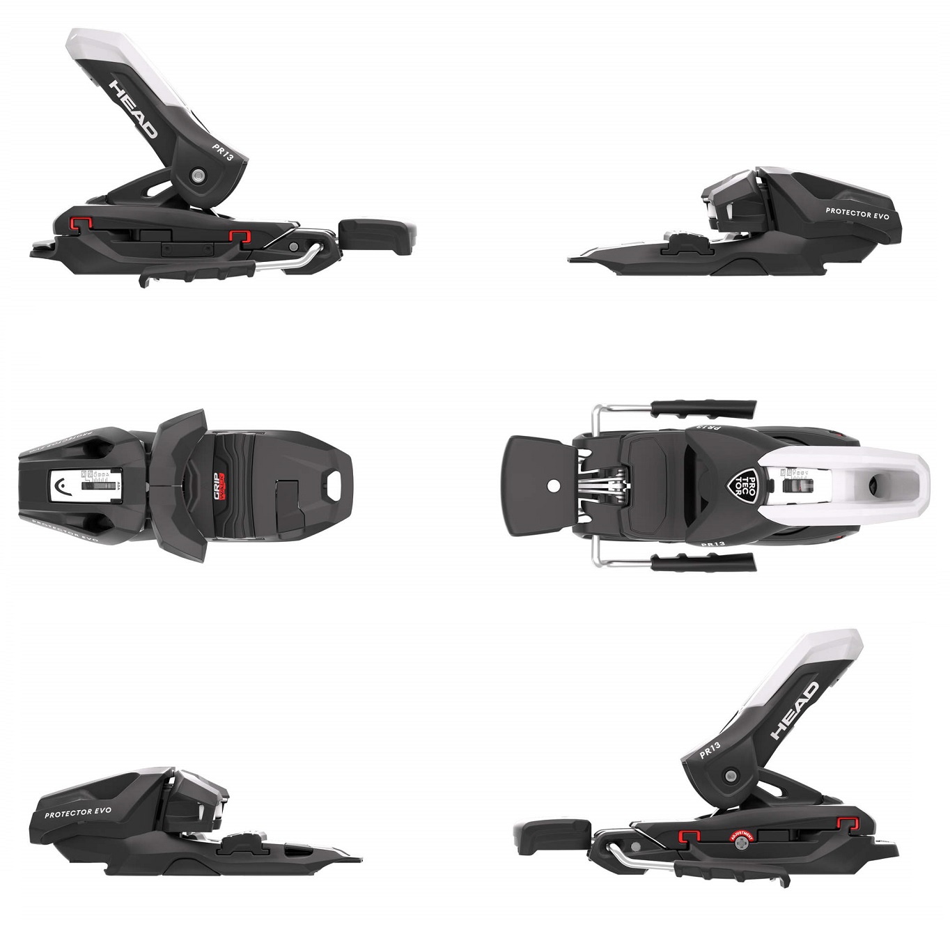 Крепления горнолыжные Head PROTECTOR EVO PR 13 GW [P-85] m.bk/wh