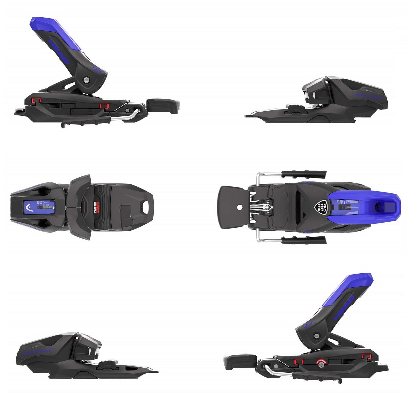 Крепления горнолыжные Head PROTECTOR EVO PR 13 GW [P-95] m.bk/bl