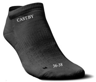 Теннисные носки CAST короткие (черные) - 36-38